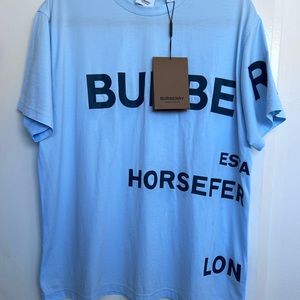 Burberry T-shirt blue women authentic